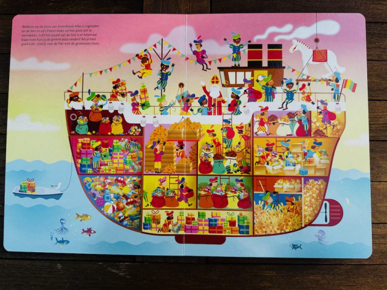 Het grote Sinterklaas zoekboek: 12 pagina's vol pietjes - MeerVanMir