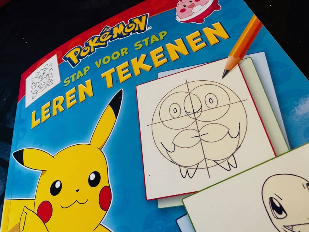 Pokémon stap voor stap leren tekenen