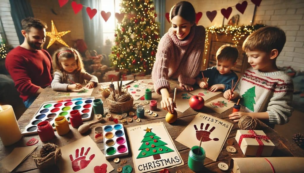 6 leuke DIY-Kerstkaartjes om te maken met de kids