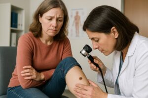 ouderdomsvlek oorzaak