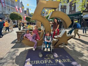 Europapark met zorgintensief kind