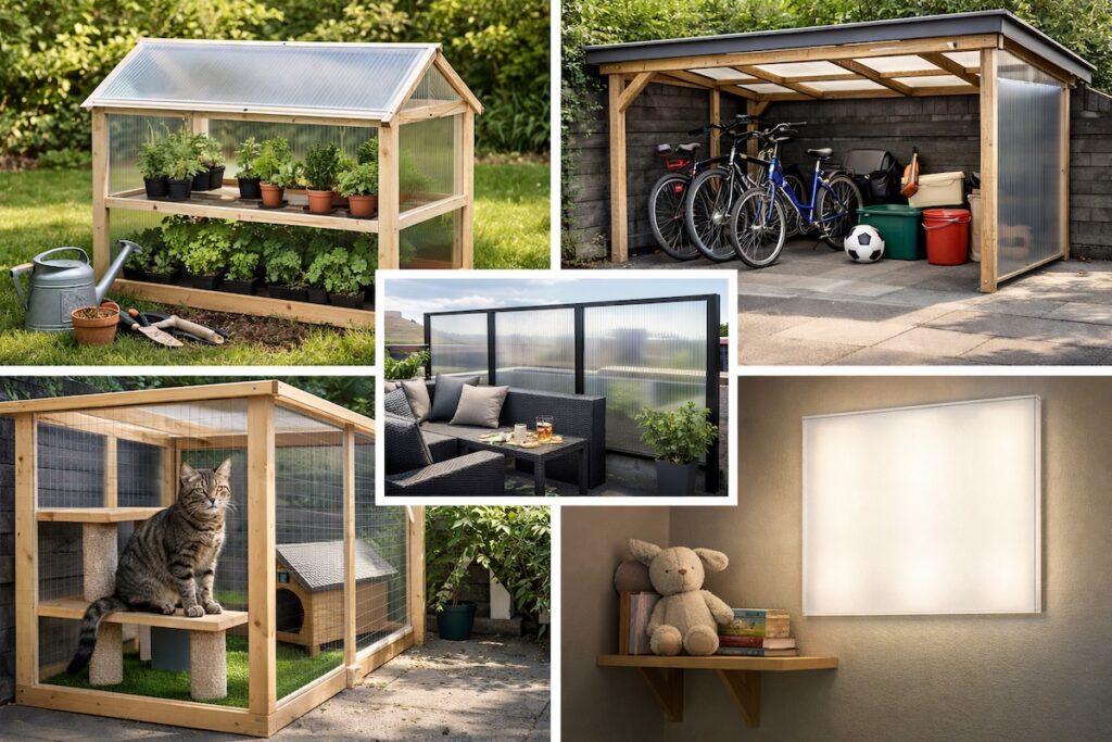 5 praktische projecten die je zelf kunt maken met polycarbonaat