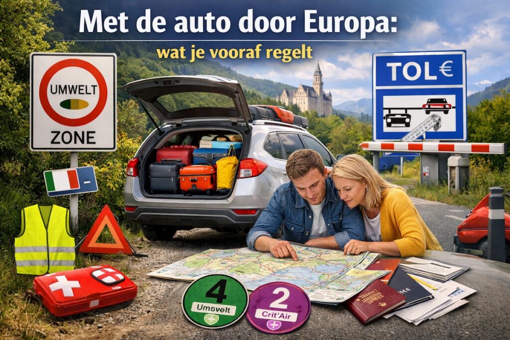 Met de auto door Europa wat je vooraf regelt