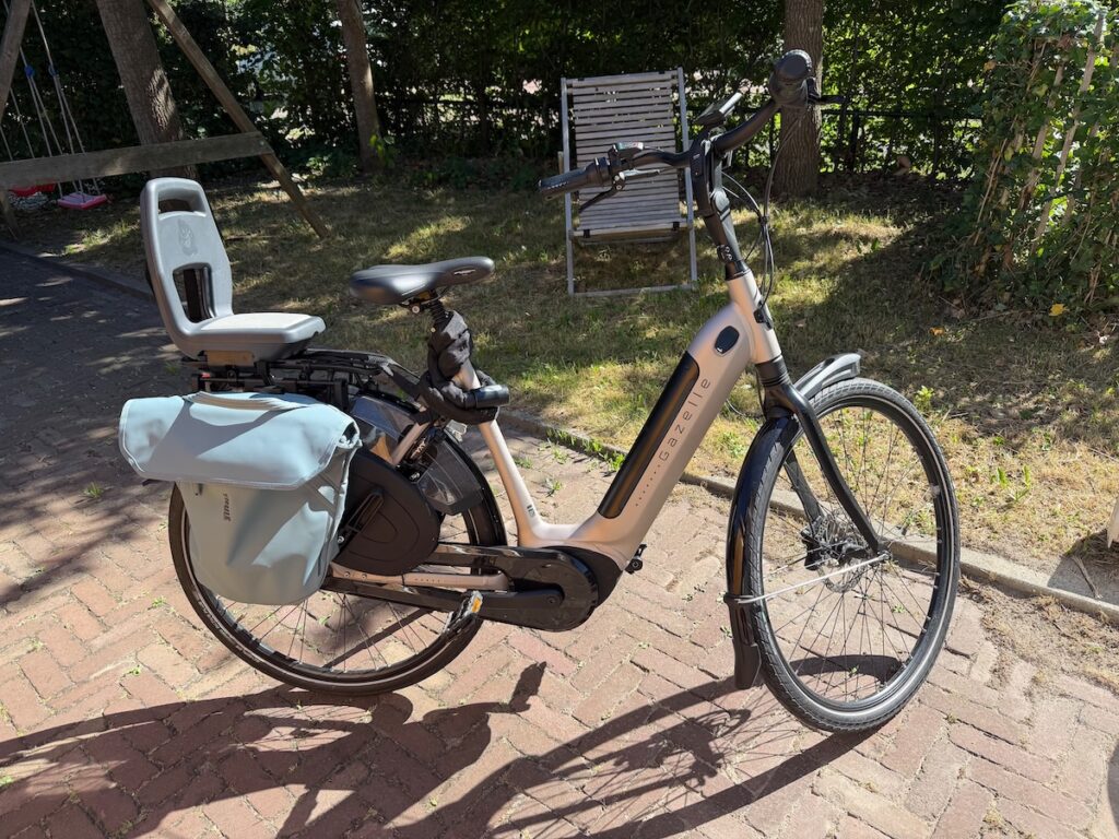 Thule InLock systeem op mijn Gazelle e bike
