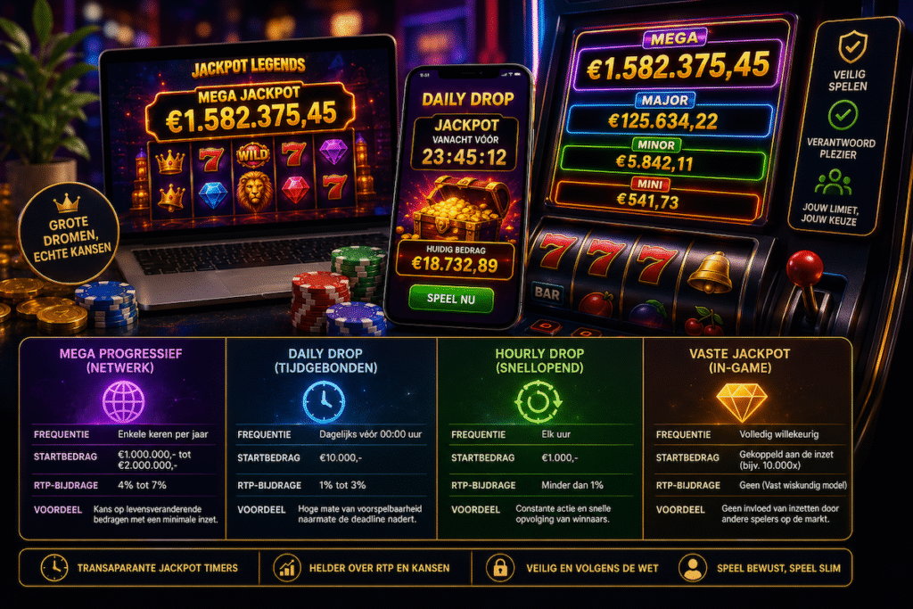 Populaire jackpot spellen in Nederland: De actuele trends van 2026