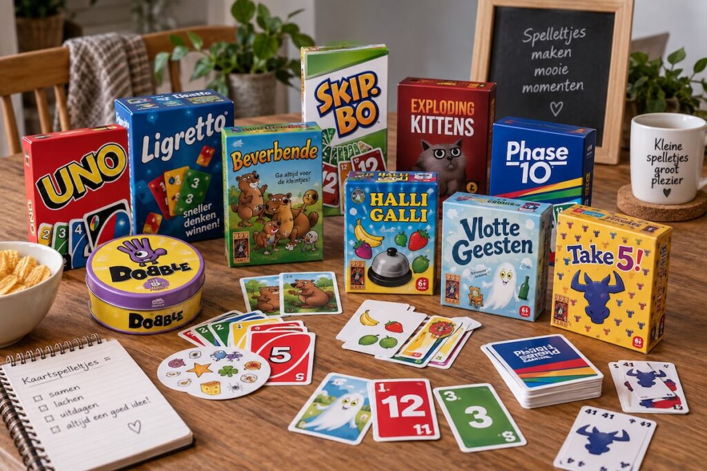 11 leuke kaartspelletjes voor kinderen van 6 tot 14 jaar