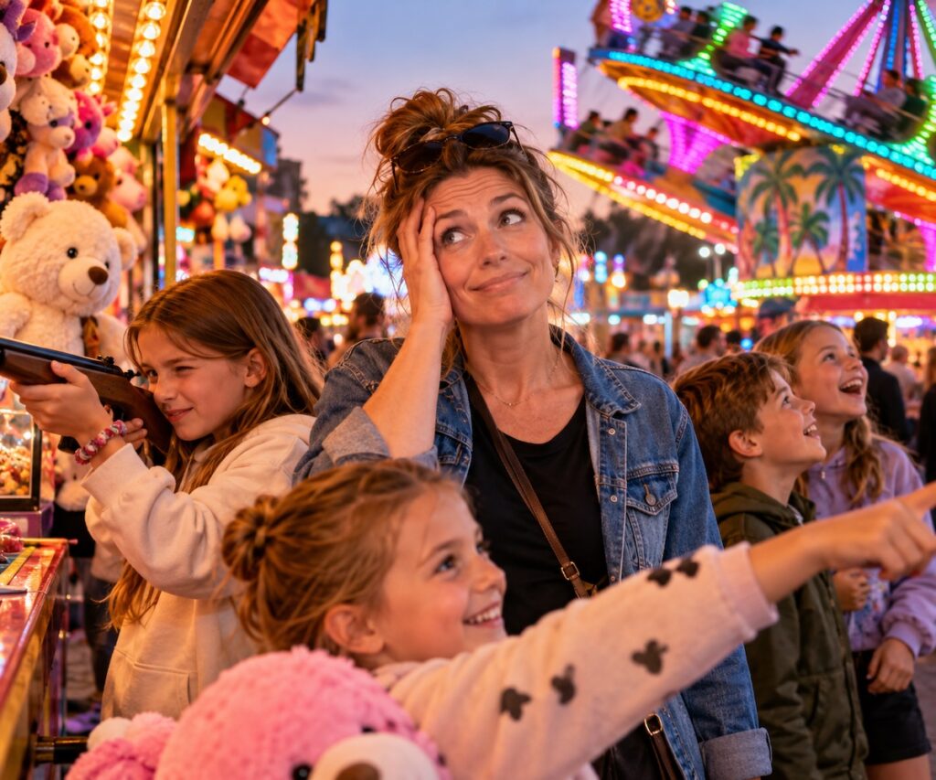 Overweldigd op de kermis